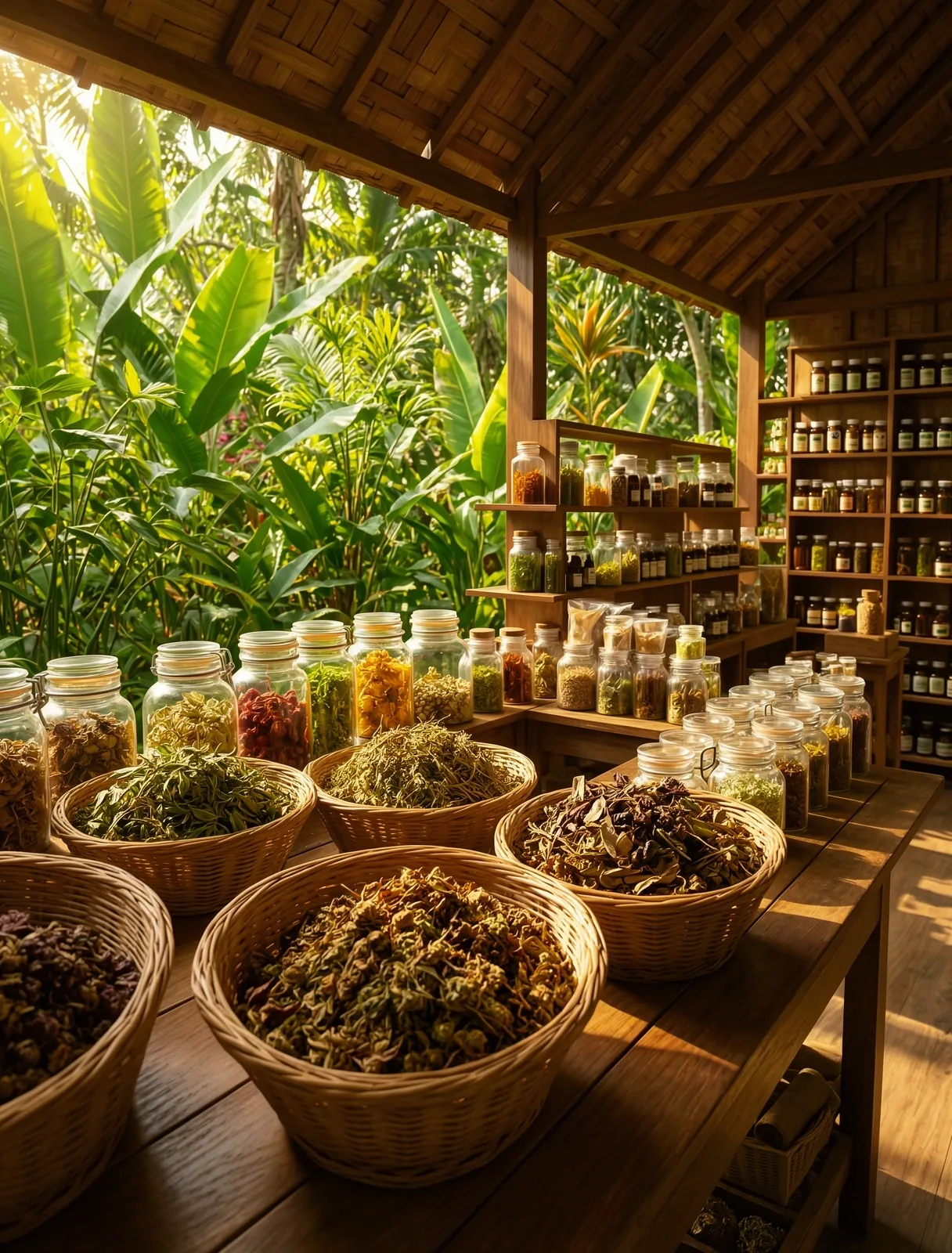 Natural botanical extracts from West Java